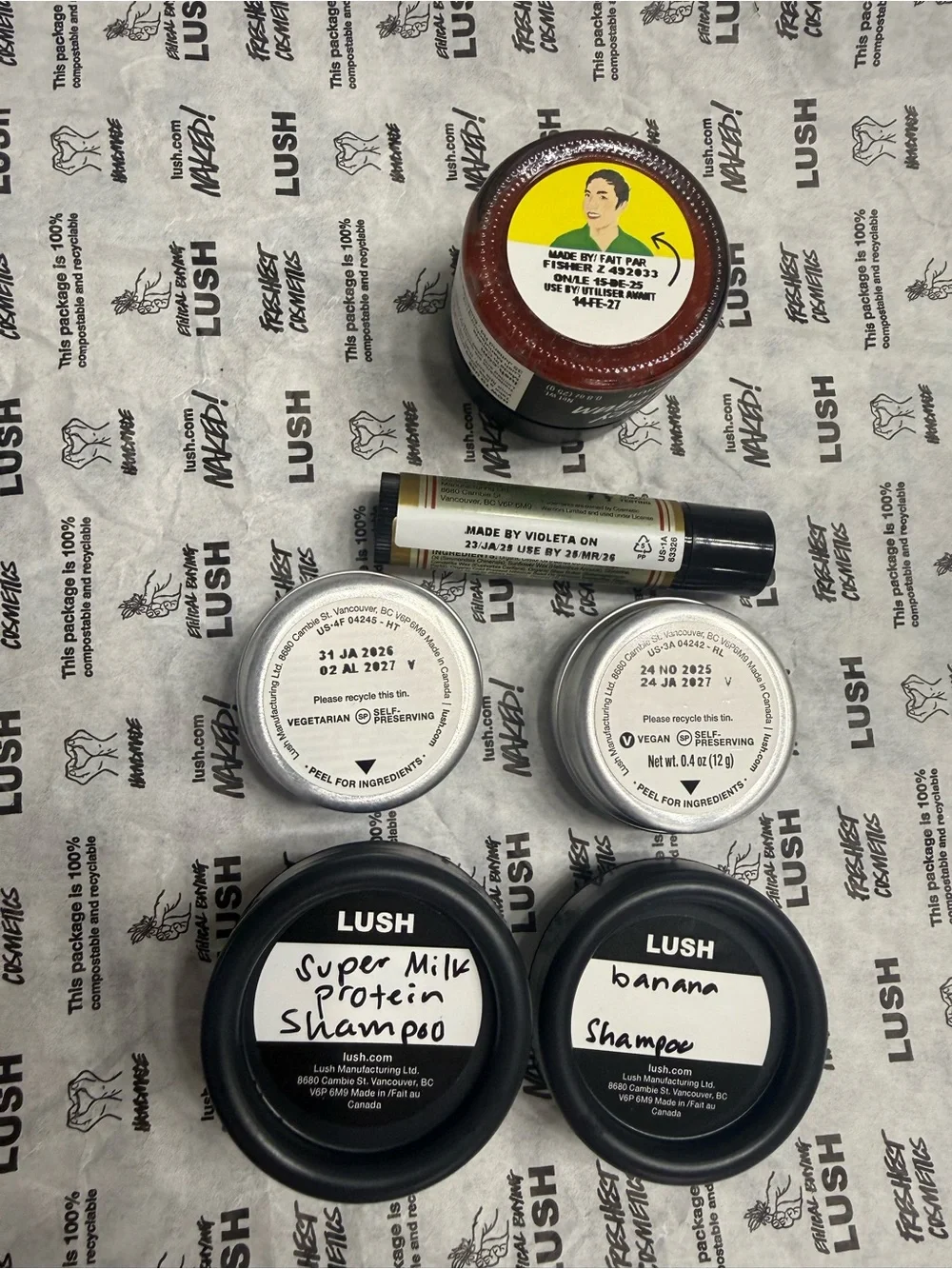 Lush Lip Bundle & Samples